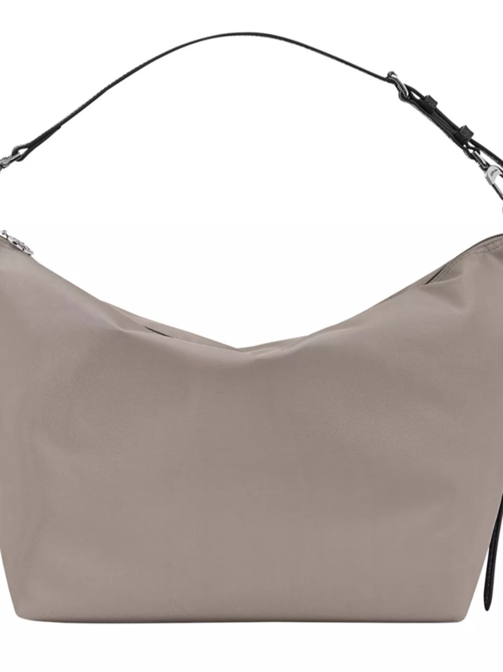 Longchamp Le Slouch Canvas Hobo Bag In Turtledove - Picture 8 of 8